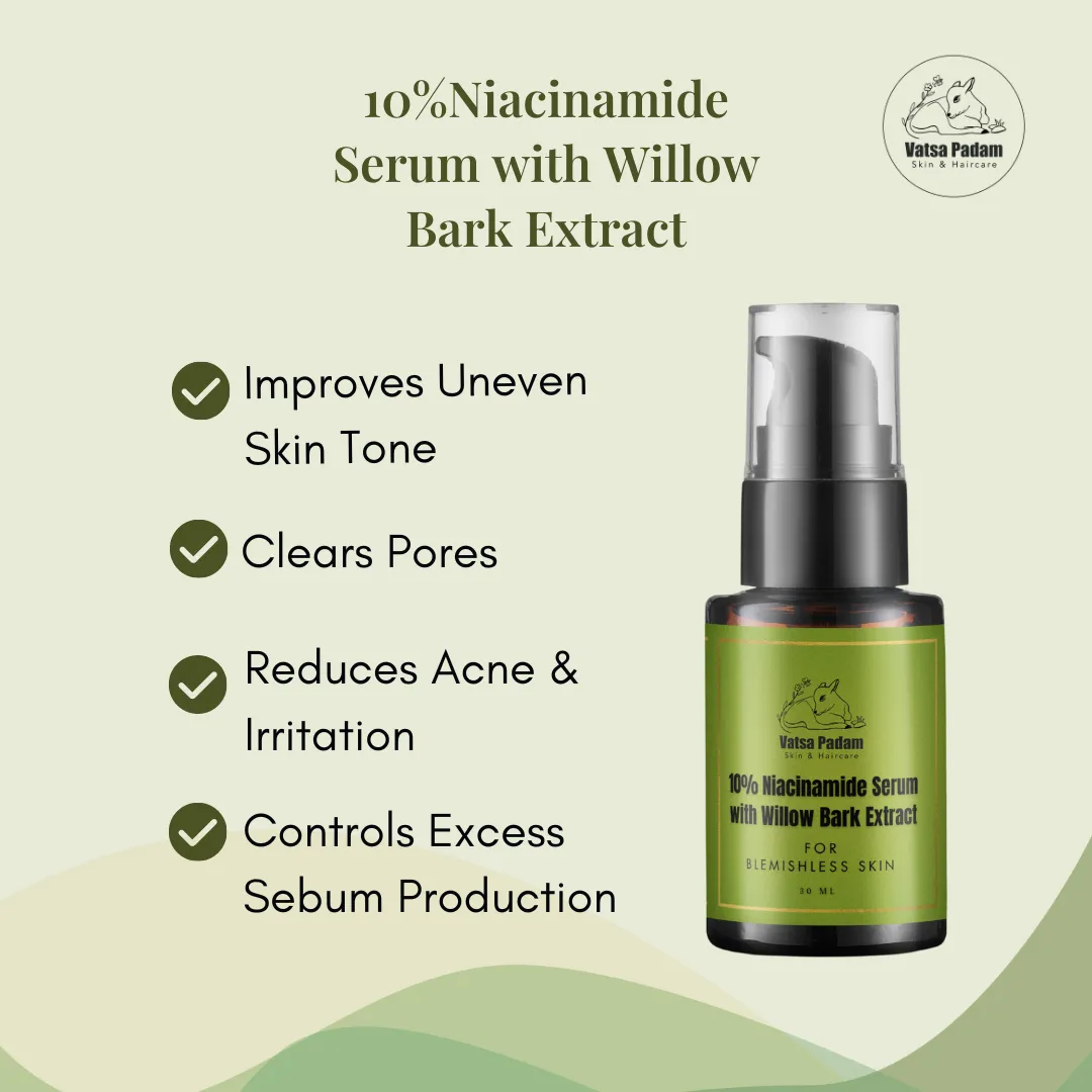 10% Niacinamide Serum with Willow Bark Extract