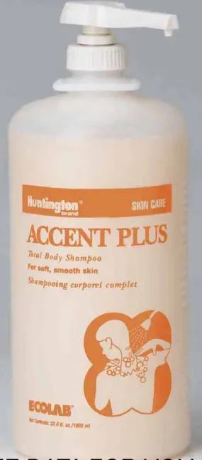 Accent Plus® Pump Bottle Shampoo and Body Wash, 1 Each