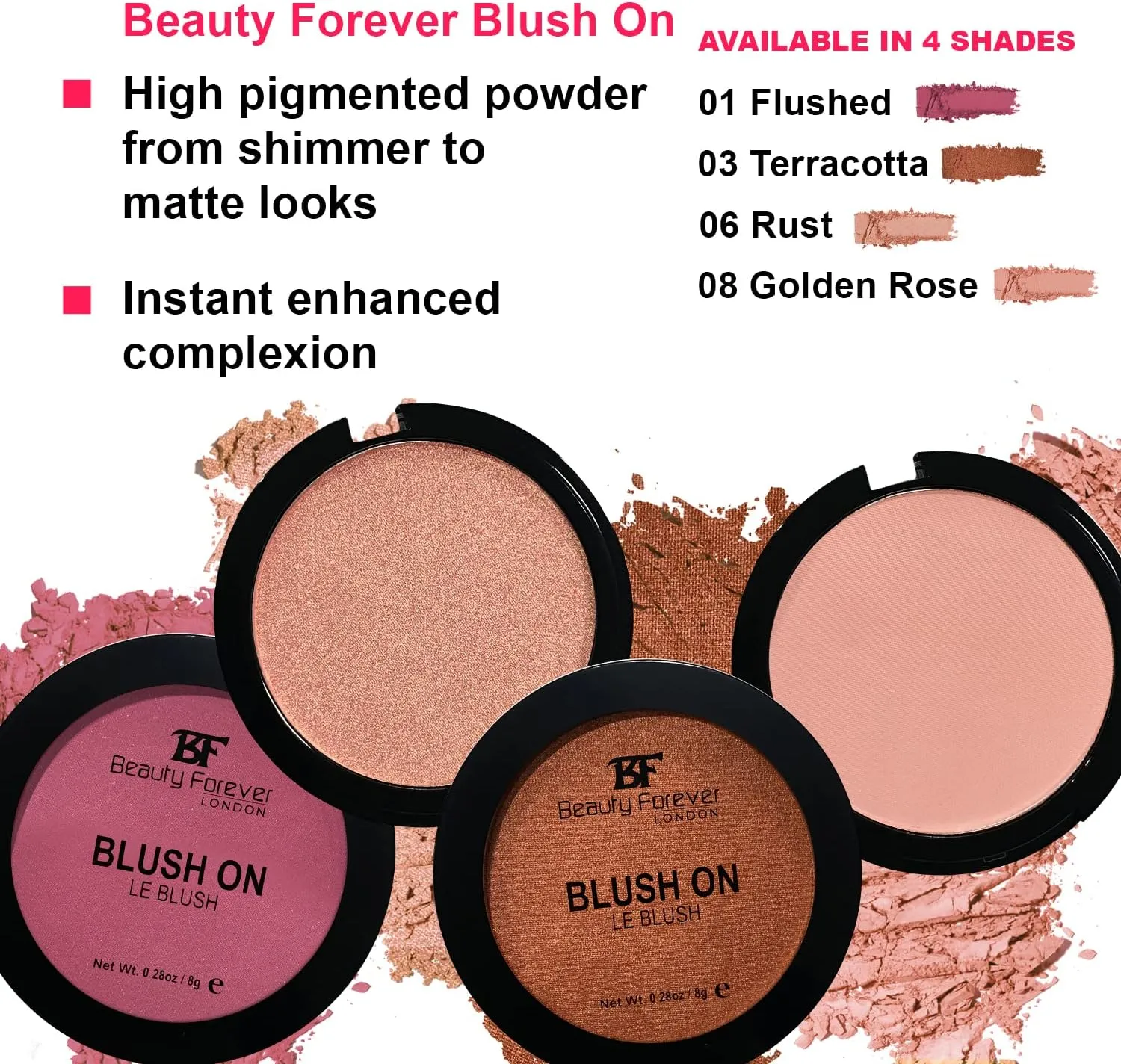Beauty Forever BF Blush On 06 Rust