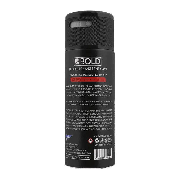 BOLD WILD DEODORANT BODY SPRAY 150ML