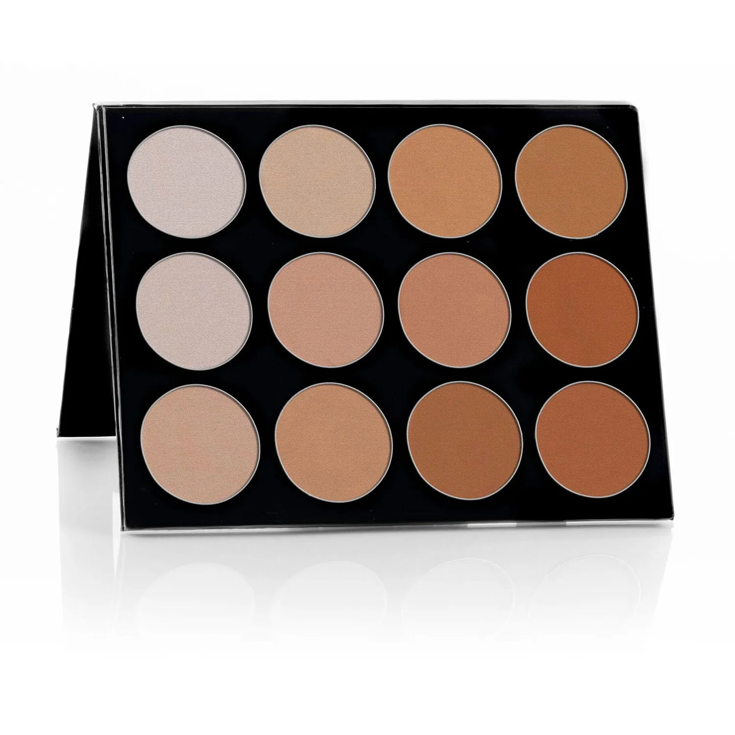 Celebré Pro-HD Pressed Powder Foundation 12 Color Contour/Highlight Palette