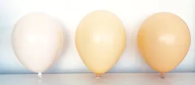 Chalk Blush Nude Ombre Mix Latex Balloons (5", 11", 16", 24", 36")