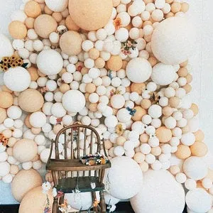 Chalk Blush Nude Ombre Mix Latex Balloons (5", 11", 16", 24", 36")