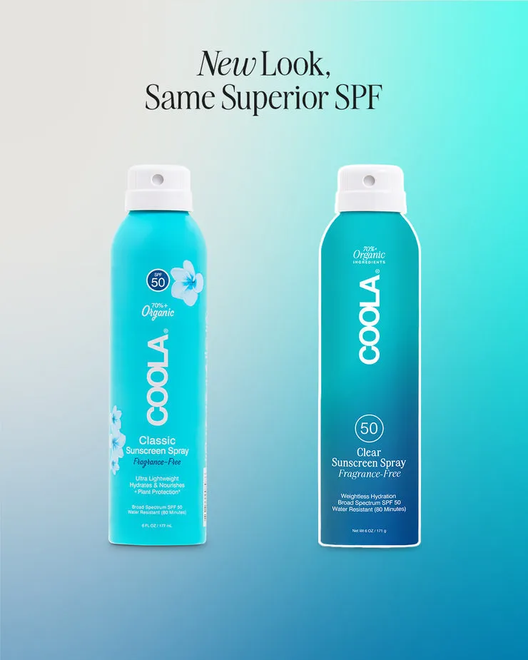 Classic Body Organic Sunscreen Spray SPF 50 - 6 fl oz | COOLA