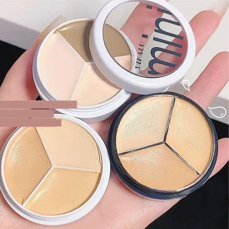 Contour Concealer Palette with Brush Moisturizing Full Coverage Cream Makeup