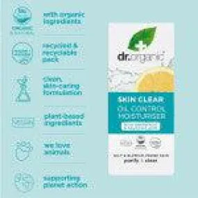 Dr. Organic Skin Clear Oil Control Moisturiser 50ml