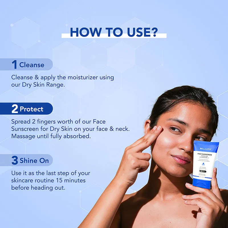 Dry Skin Sunscreen SPF 50 PA     - 50ml
