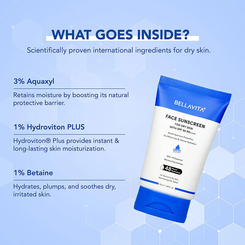 Dry Skin Sunscreen SPF 50 PA     - 50ml
