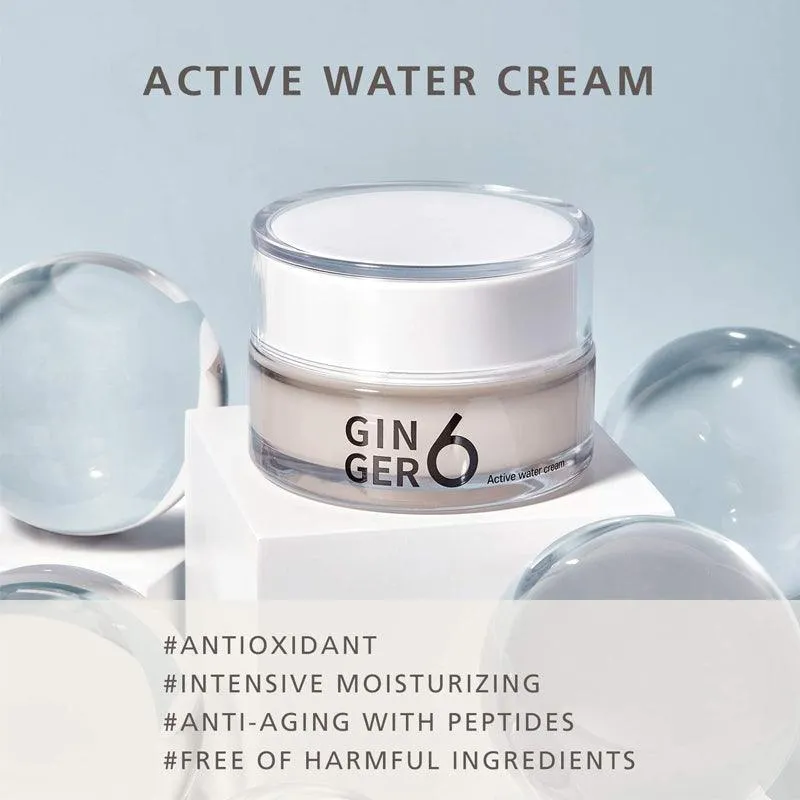 [GINGER6] Vegan Active Water Cream 50ml