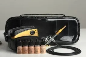 Glam Air Airbrush Makeup Foundation System Kit with 5 Shades of Foundation and Blush(choose your s from the drop down menu) (Light Matte)