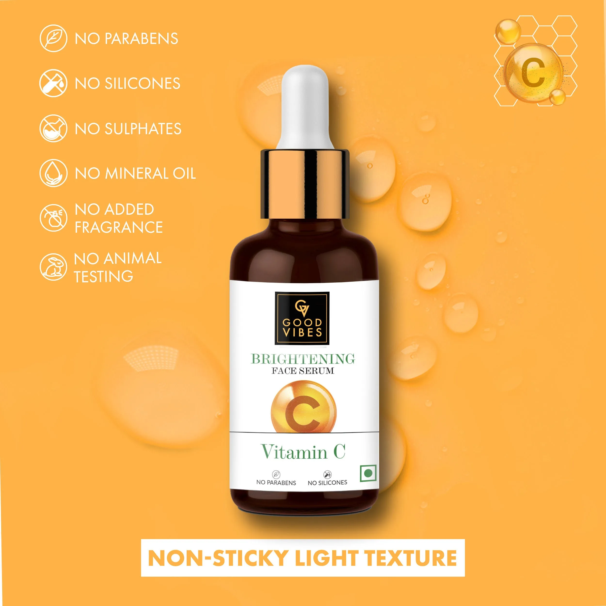 Good Vibes Brightening Face Serum - Vitamin C (30ml)