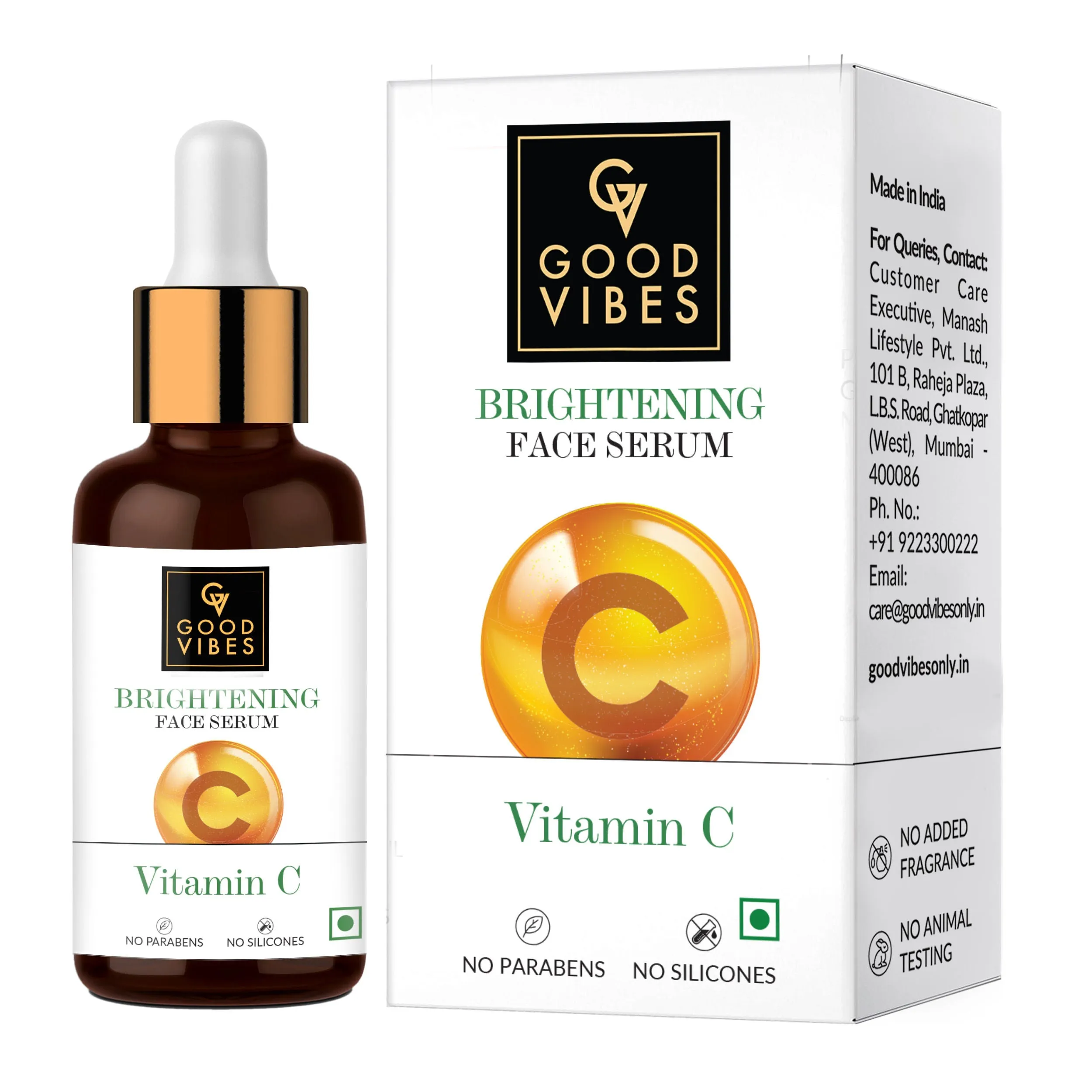 Good Vibes Brightening Face Serum - Vitamin C (30ml)