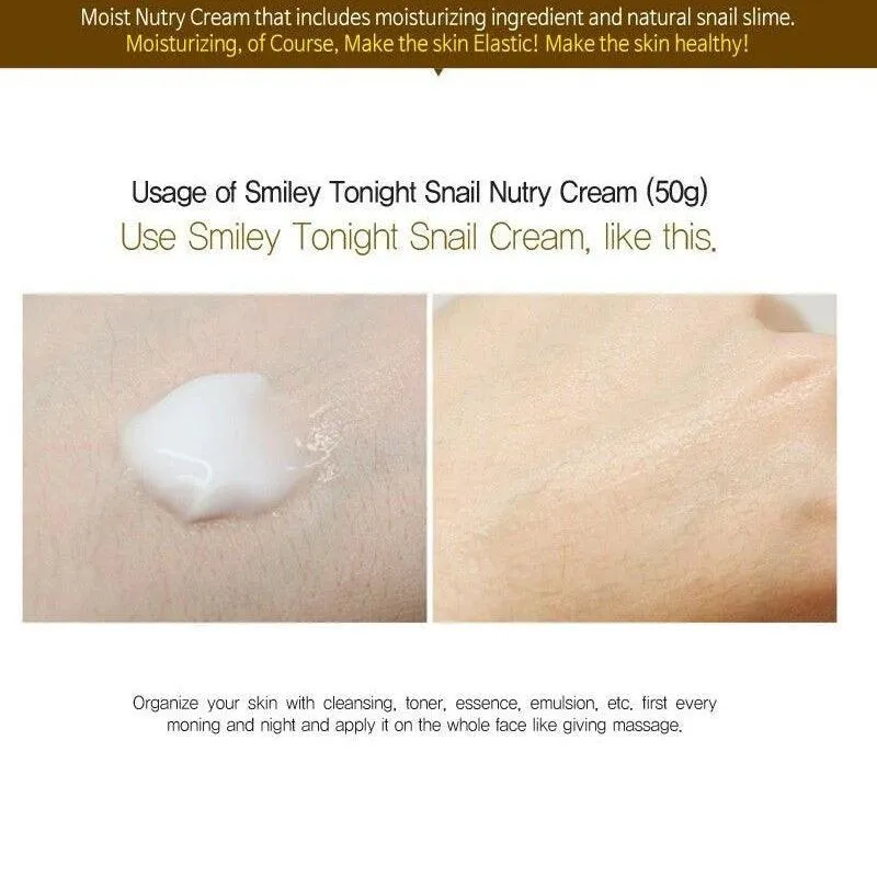 [GRAYMELIN] Smiley Tonight Snail Nutry Cream 50ml