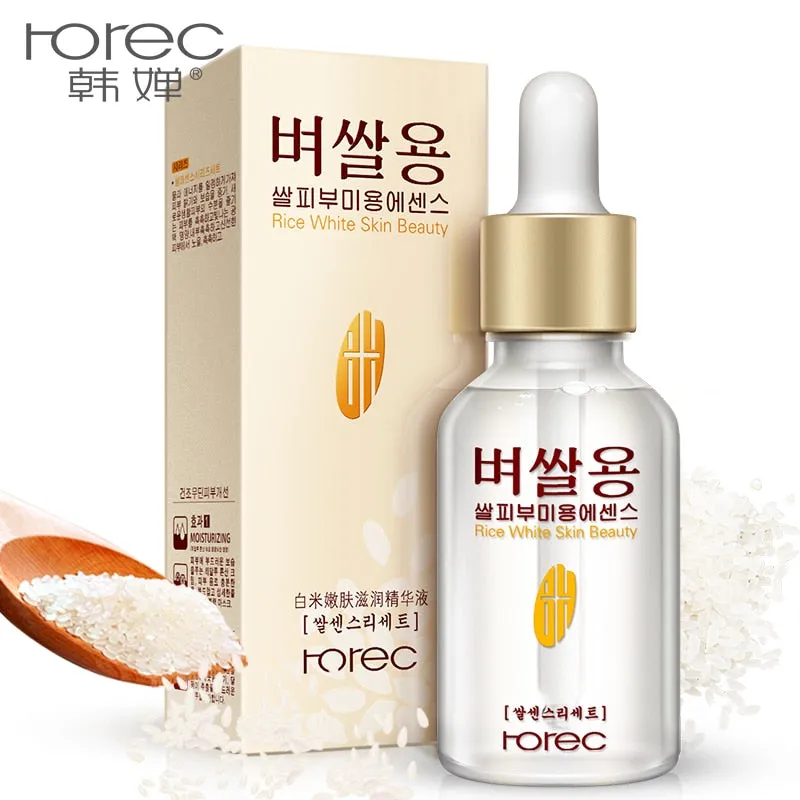 HOREC White Rice Whitening Serum Face Moisturizing Cream| Acne Treatment Skin Care |
