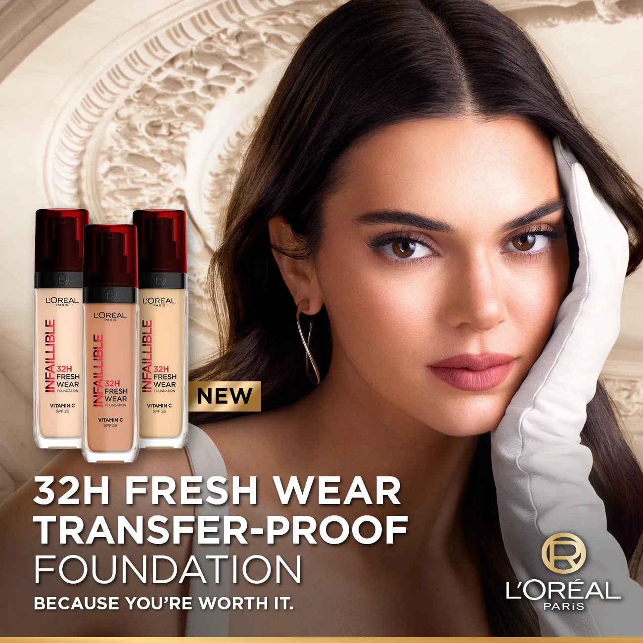 L'Oreal Paris Infaillible 32H Fresh Wear Foundation - 30 ML