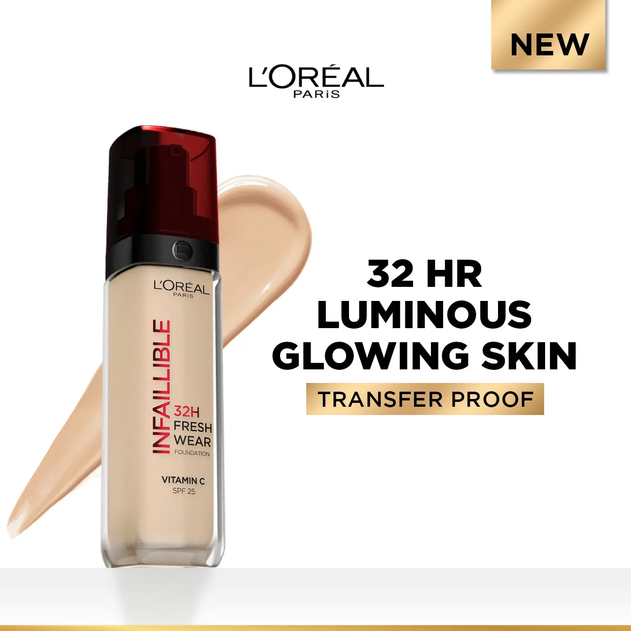 L'Oreal Paris Infaillible 32H Fresh Wear Foundation - 30 ML