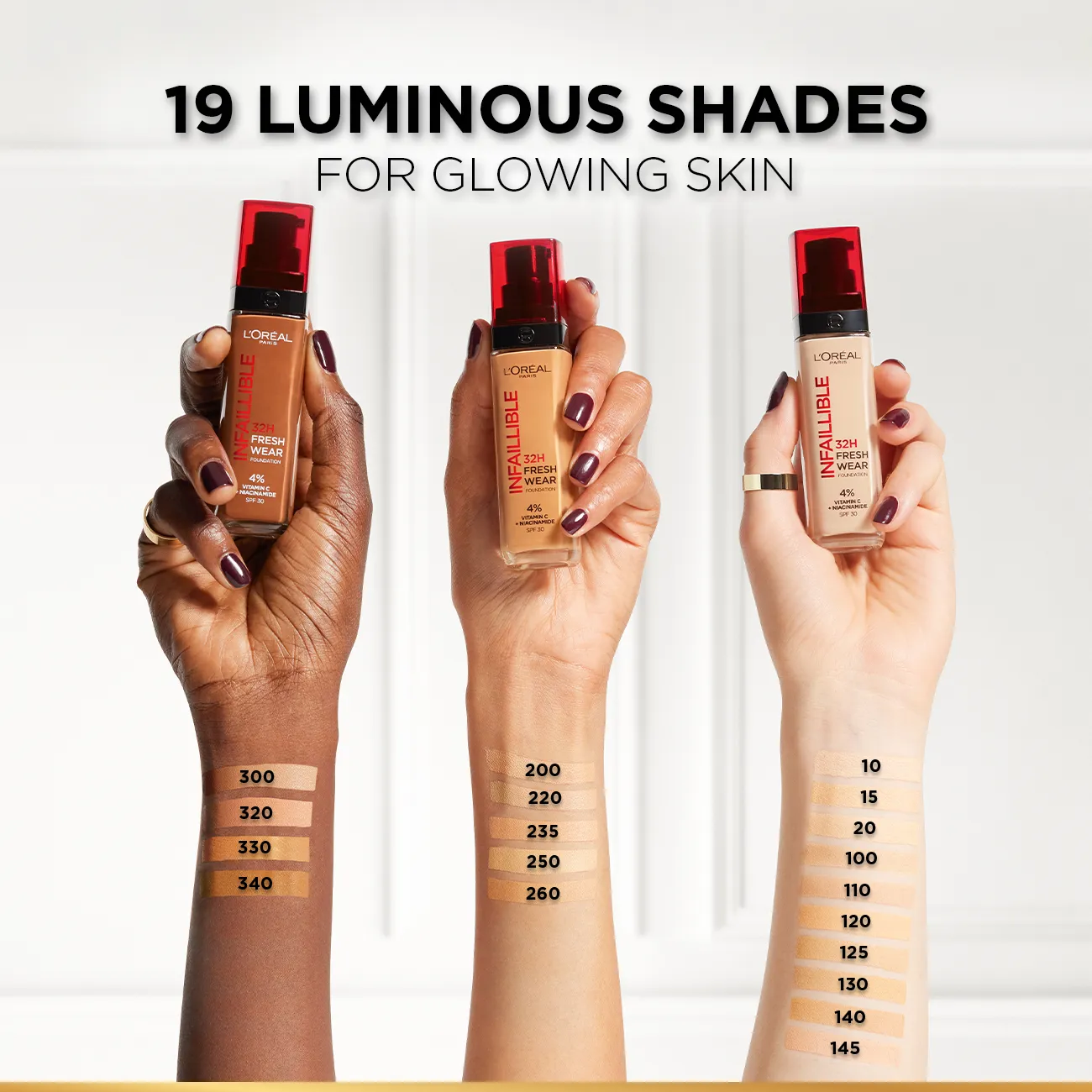 L'Oreal Paris Infaillible 32H Fresh Wear Foundation - 30 ML