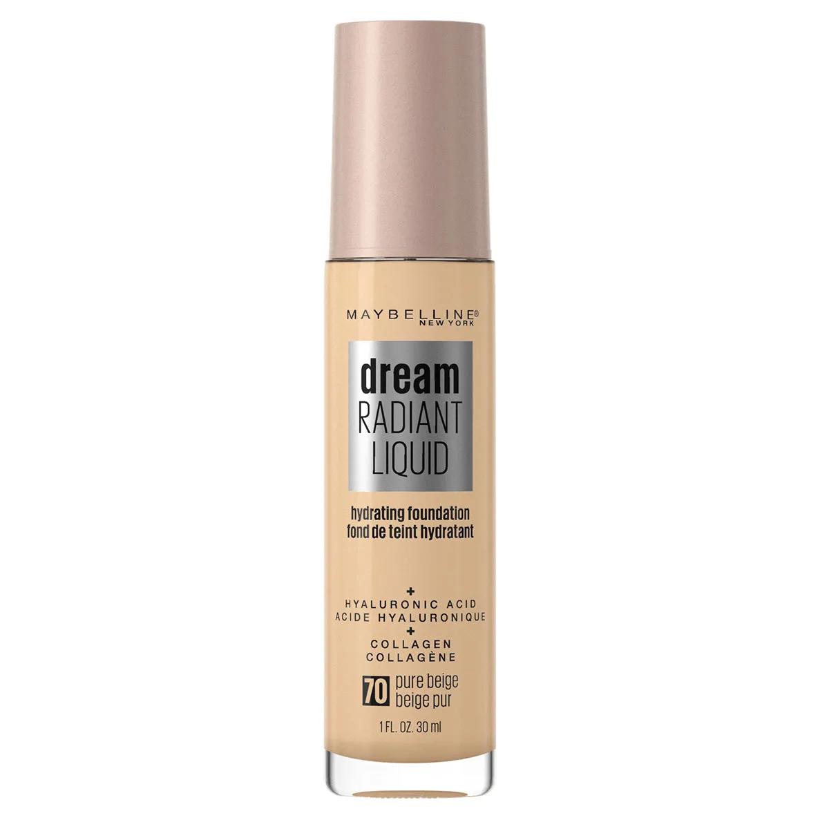 MAYBELLINE Dream Radiant Liquid Foundation - Pure Beige #70