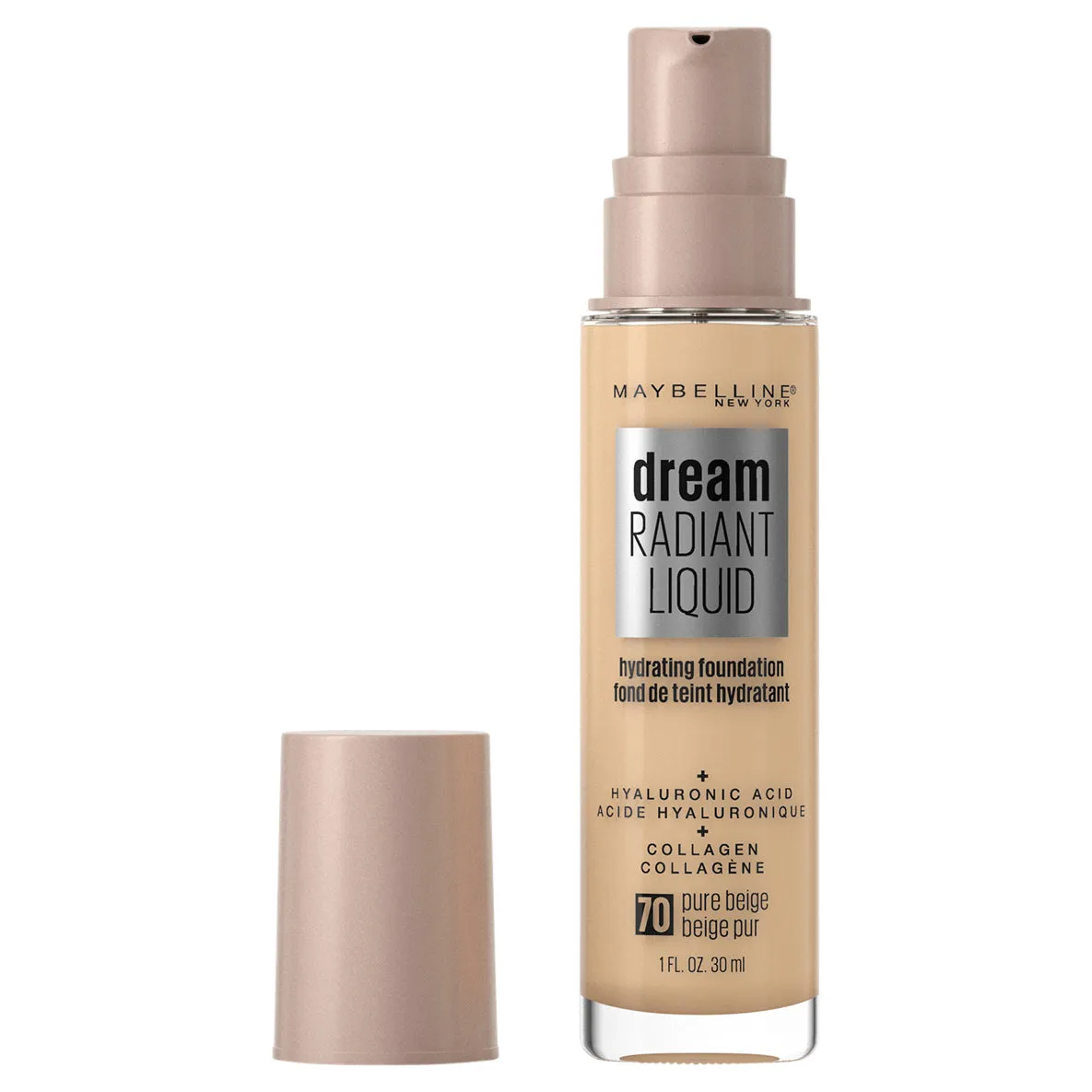 MAYBELLINE Dream Radiant Liquid Foundation - Pure Beige #70