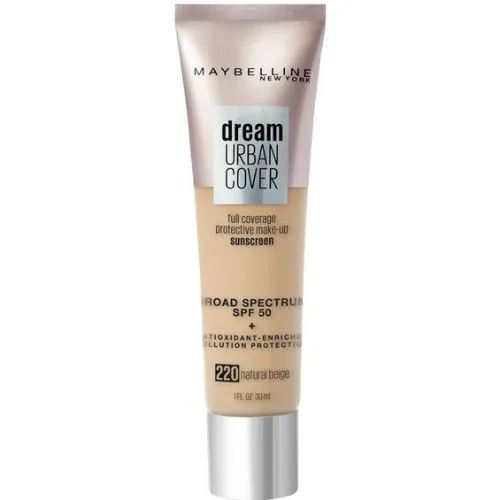 MAYBELLINE - Dream Urban Cover Flawless Coverage Foundation Sun Beige - 1 fl oz (30 ml)