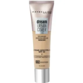 MAYBELLINE - Dream Urban Cover Flawless Coverage Foundation Sun Beige - 1 fl oz (30 ml)