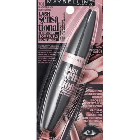 MAYBELLINE - Lash Sensational Luscious Washable Mascara Blackest Black - 0.32 fl. oz. (9.5 ml)
