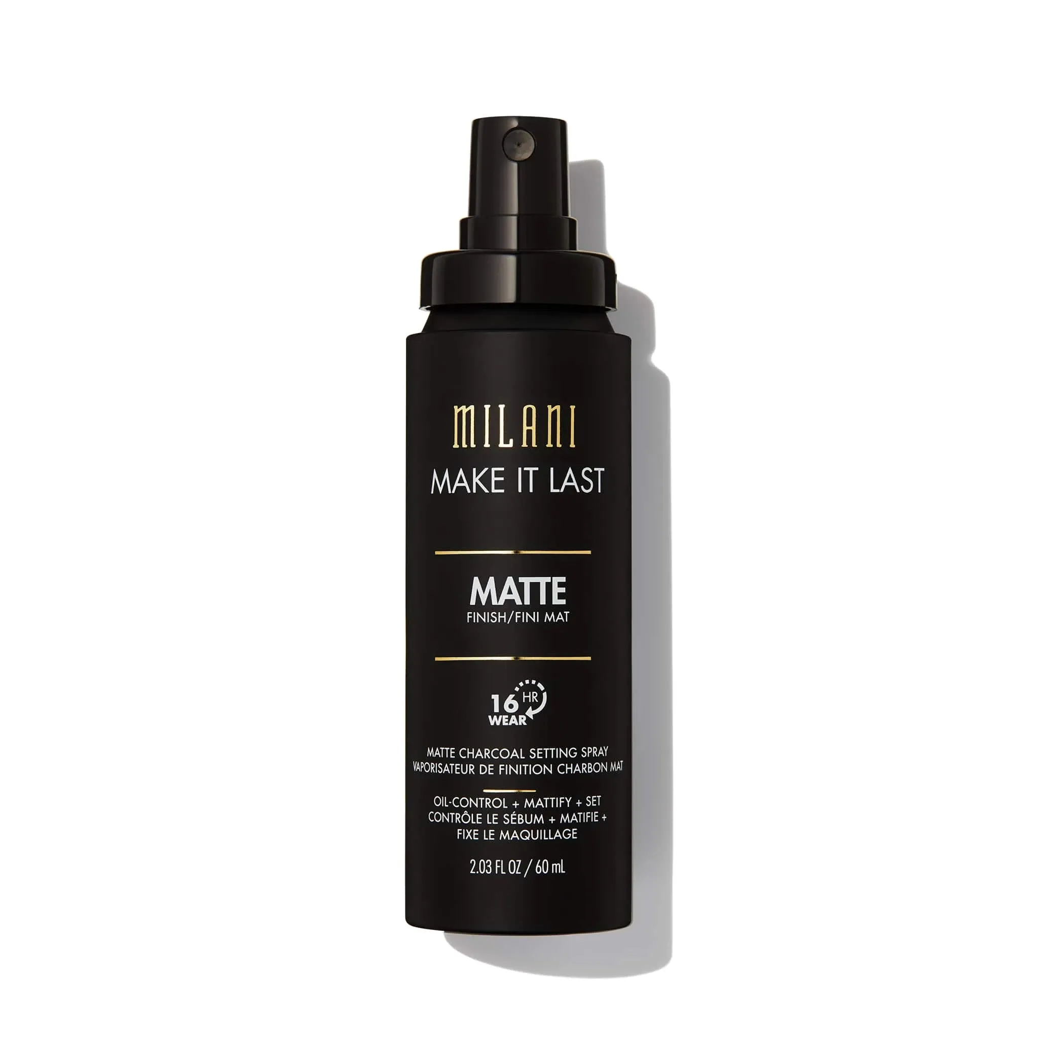 MILANI - Make It Last Matte Charcoal Setting Spray - 2.03 fl oz (60 ml)