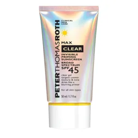 Peter Thomas Roth Max Clear 1.7 oz / 50 ml Invisible Priming Sunscreen SPF 45andnbsp;Unisex