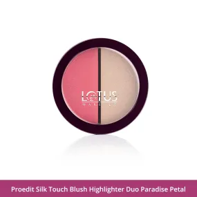 Proedit Silk Touch Blush Highlighter Duo - Paradise Petal