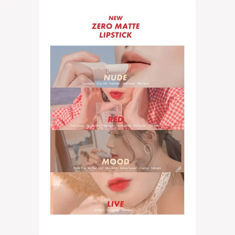 Romand Zero Matte Lipstick #01 - #18
