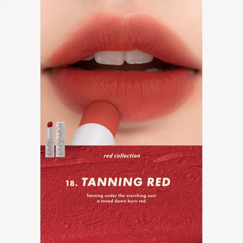 Romand Zero Matte Lipstick #01 - #18