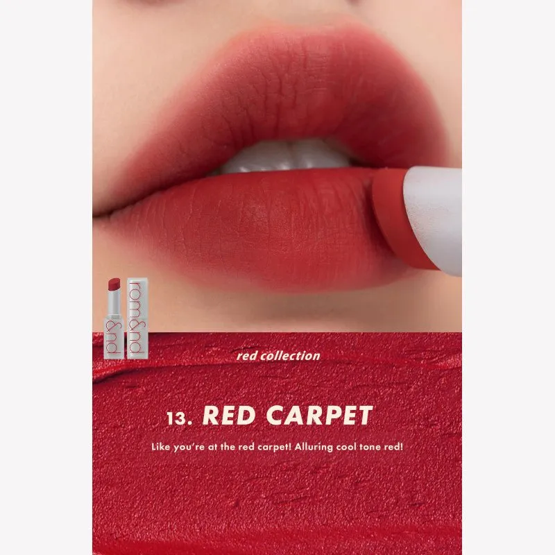 Romand Zero Matte Lipstick #01 - #18