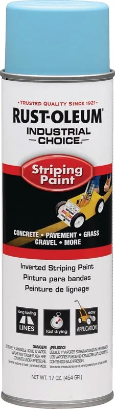 Rust-Oleum 1627838 Inverted Marking Spray Paint, Flat/Matte, Blue, 18 oz, Can :CAN: QUANTITY: 1