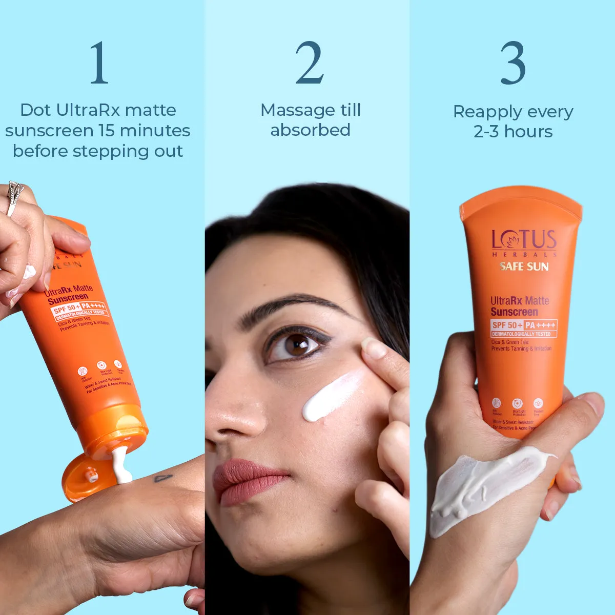 Safesun UltraRx Matte Sunscreen SPF 50 PA    