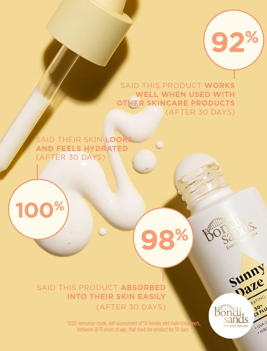 Sunny Daze Hydrating SPF 50  Face Fluid Drops